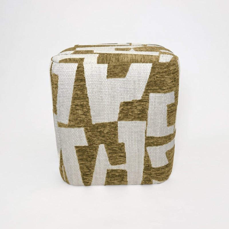 Pouf Kube Mustard – Pouf d'intérieur - Décoration intérieure | DECOLUCCE