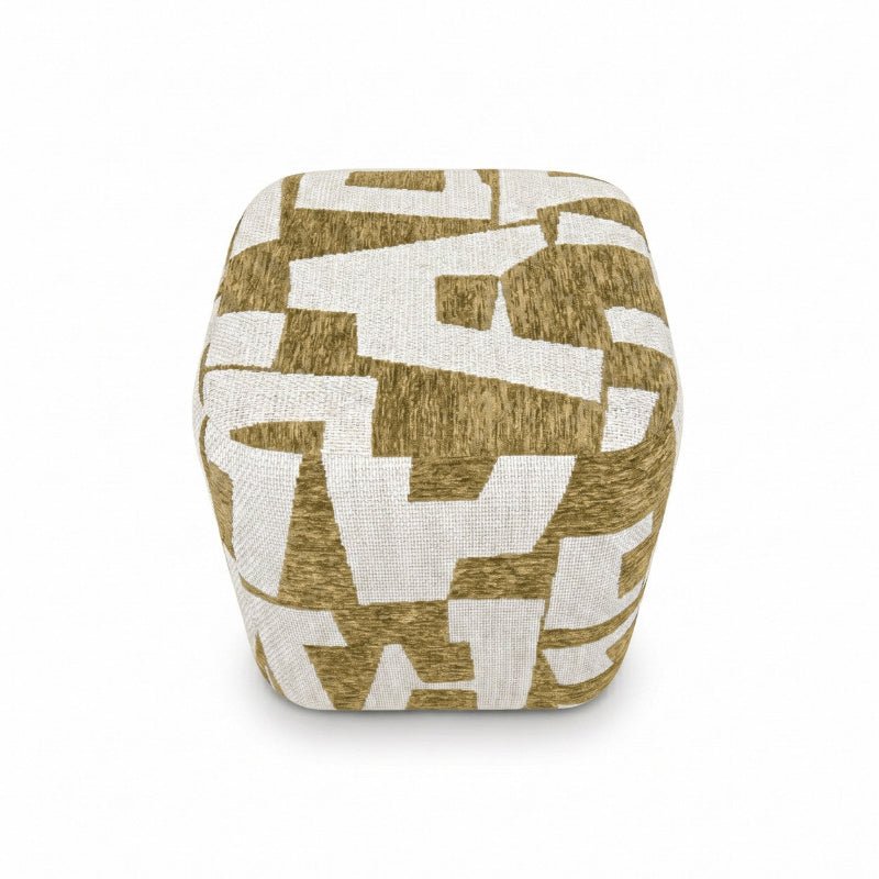 Pouf Kube Mustard – Pouf d'intérieur - Décoration intérieure | DECOLUCCE