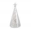 Sapin Lumineux LED en Verre argenté - Décoration intérieure | DECOLUCCE