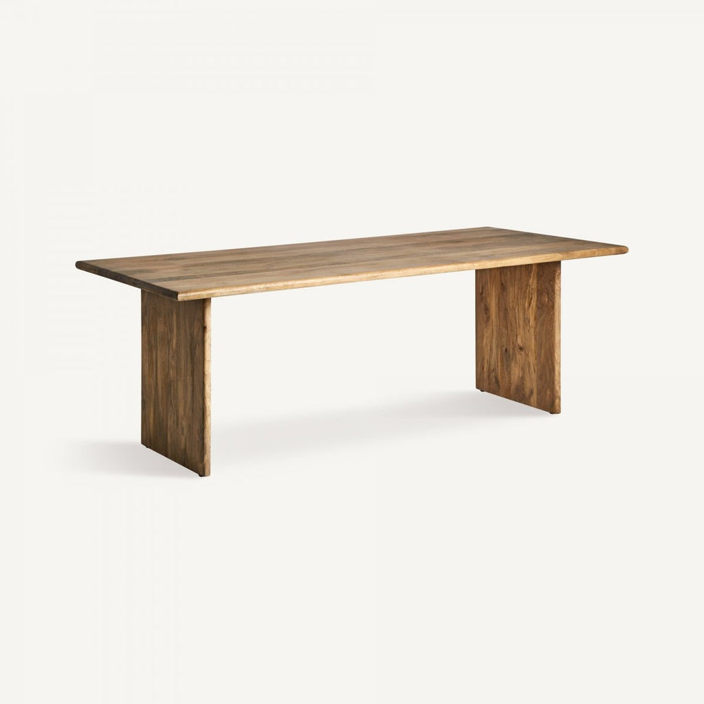 Table de Salle à Manger en Bois de Manguier Massif 220x100cm - 8 à 10 Personnes - Décoration intérieure | DECOLUCCE
