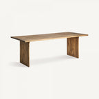 Table de Salle à Manger en Bois de Manguier Massif 220x100cm - 8 à 10 Personnes - Décoration intérieure | DECOLUCCE