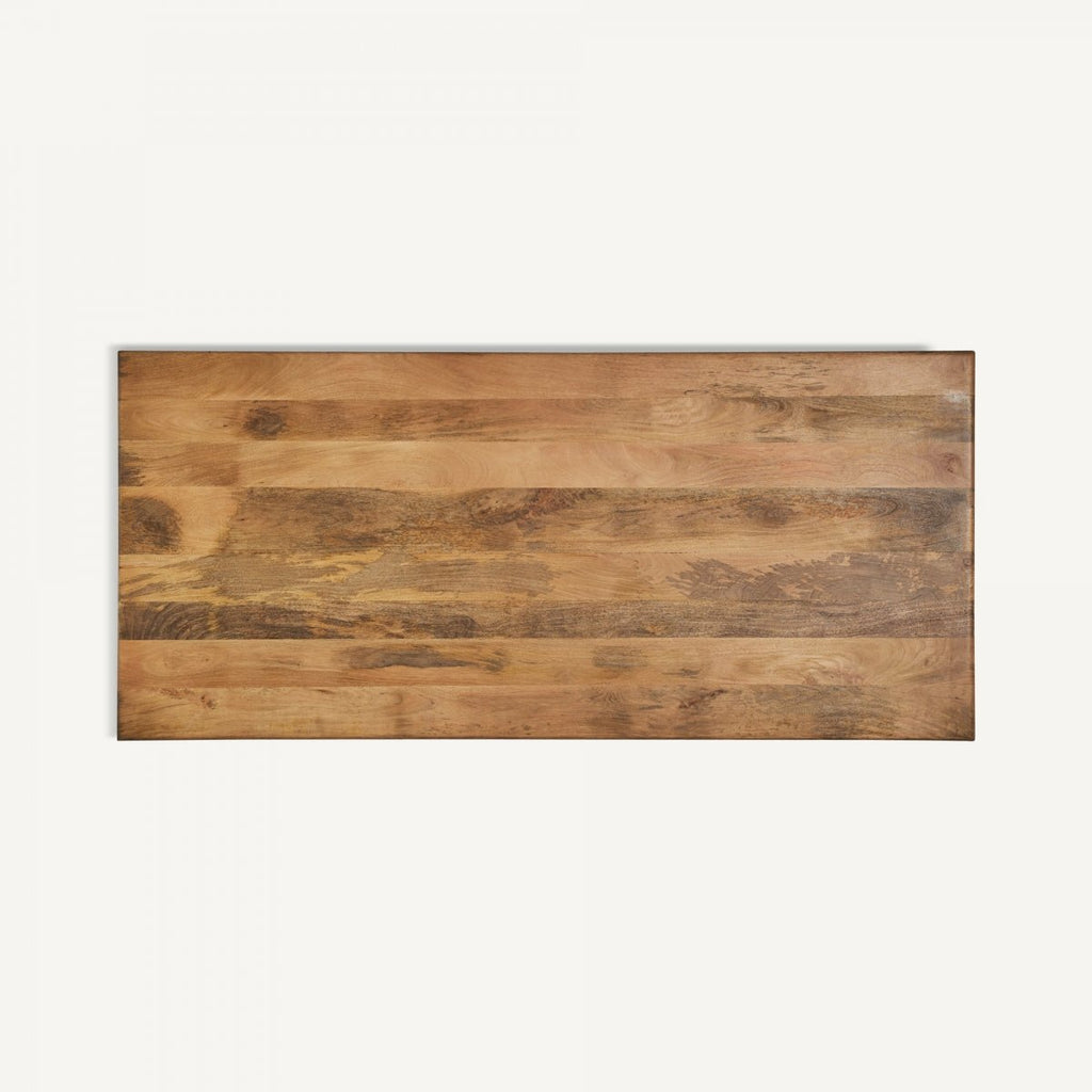 Table de Salle à Manger en Bois de Manguier Massif 220x100cm - 8 à 10 Personnes - Décoration intérieure | DECOLUCCE