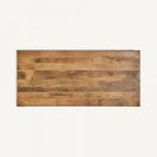 Table de Salle à Manger en Bois de Manguier Massif 220x100cm - 8 à 10 Personnes - Décoration intérieure | DECOLUCCE