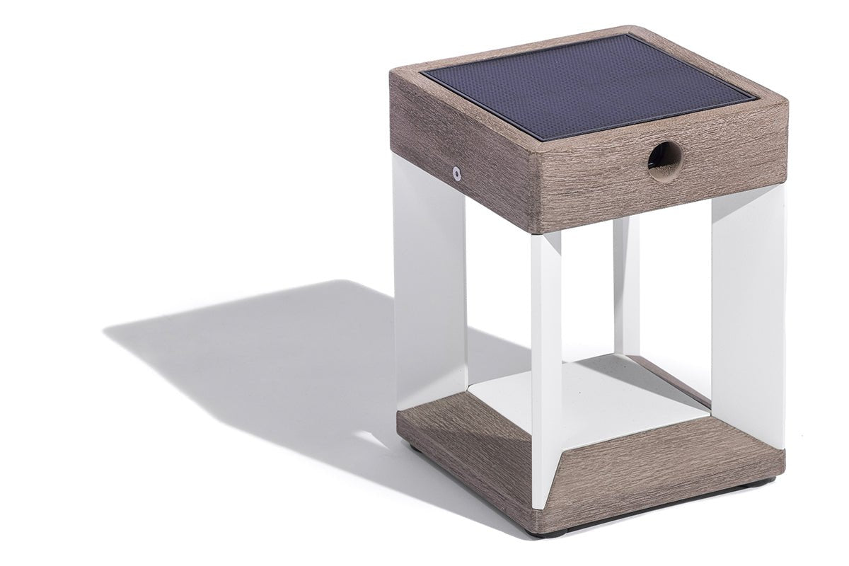 Lampe de table solaire Teckalu Blanc - Les Jardins - Décoration intérieure | DECOLUCCE