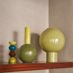 Grand vase rond vert Urban Nature - Décoration intérieure | DECOLUCCE