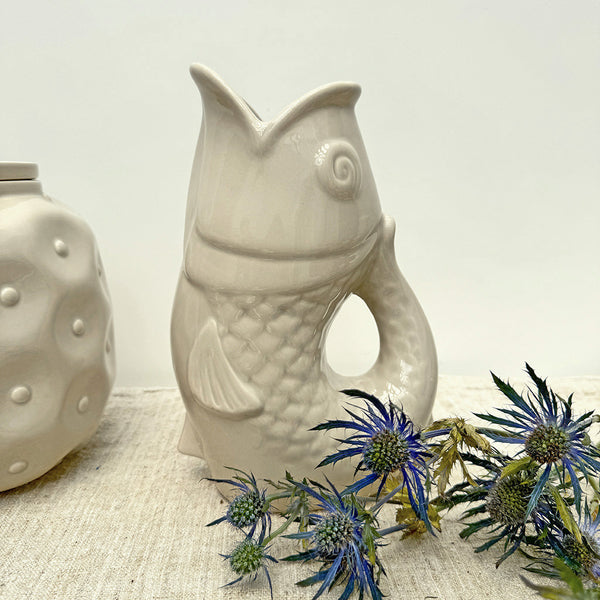 Carafe vase poisson sable