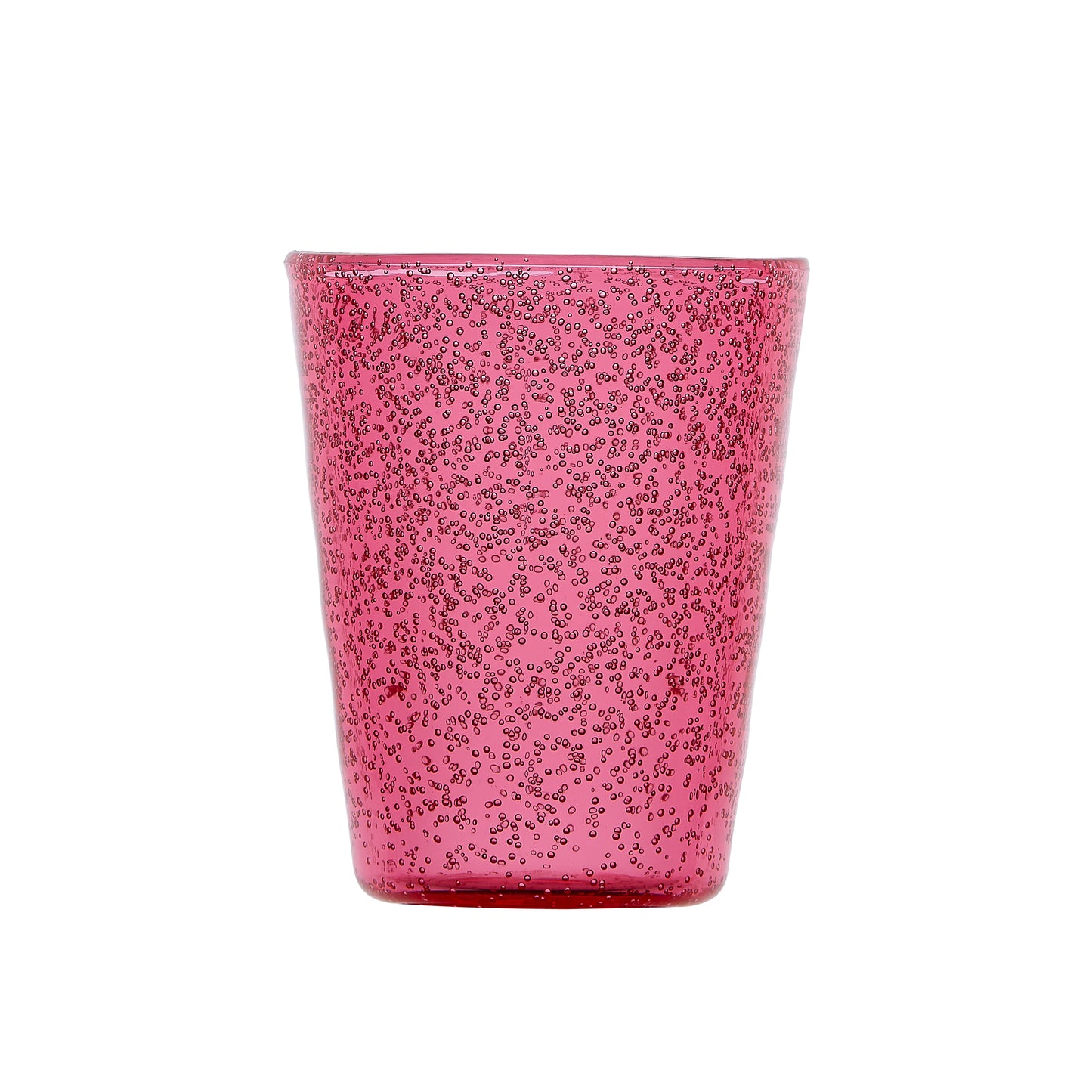 Verre en synthétique Fraise lot de 6