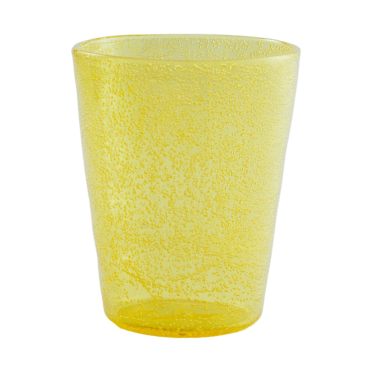 Verre en synthétique Jaune (lot de 6)